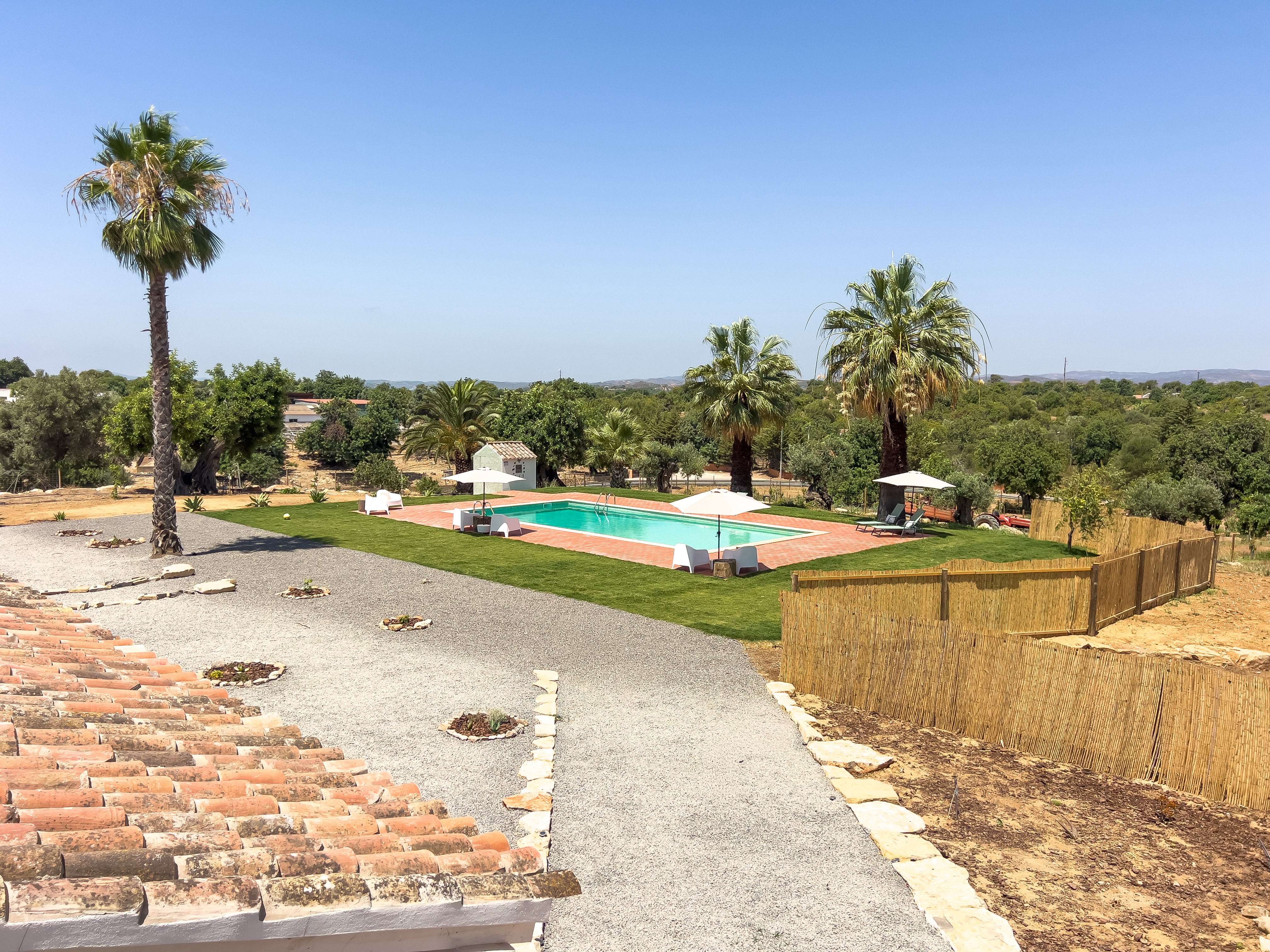 vista da quinta em Tavira