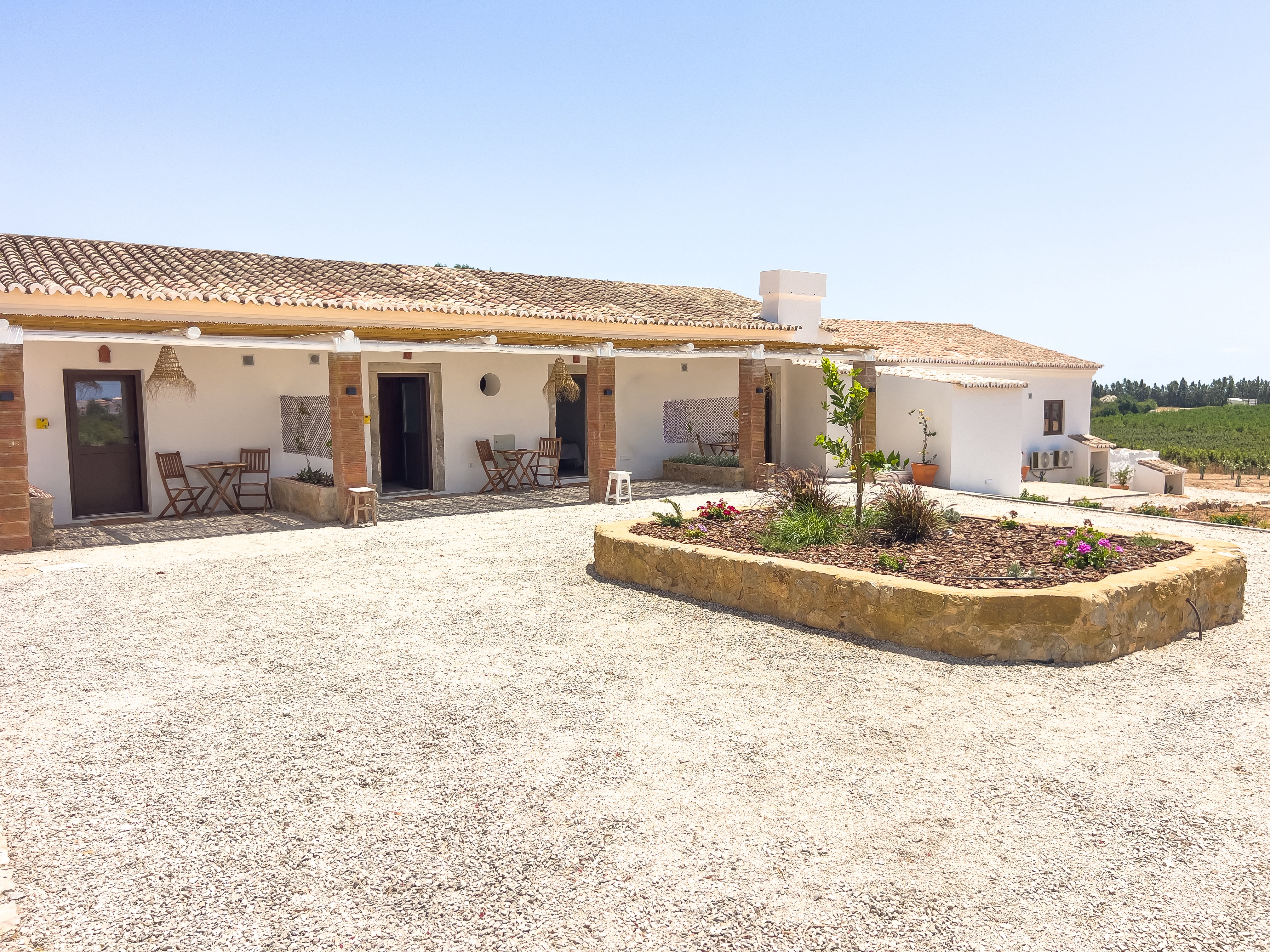 vista da quinta em Tavira