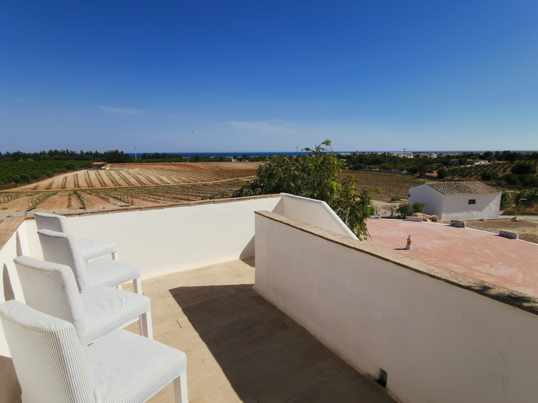 vista da quinta em Tavira